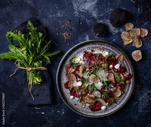 Truffle beef carpaccio