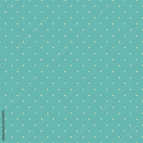 pastel teal and green small polka dot candy grunge seamless pattern great for branding and packaging design