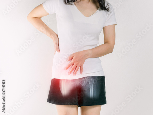 Waist pain women and hip inflammation