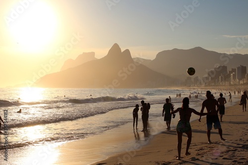 RIO DE JANEIRO, BRAZIL - May 30, 2017: Ipanema Beach at Rio de Janeiro
