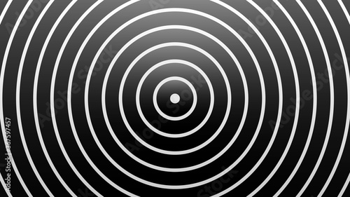 White and black gradient circle wallpapers, Background image.