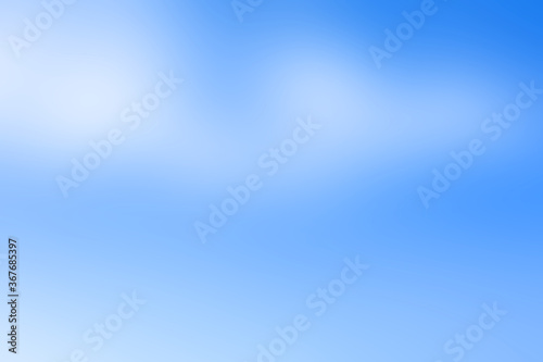 Abstract blue gradient wallpaper, blue sky, modern landscape design for a beautiful blurred background And place the letters