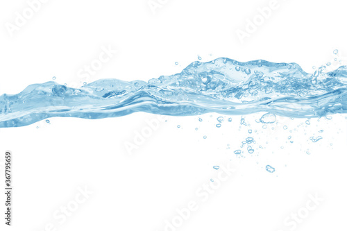 water splash isolated on white background,water