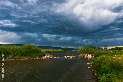 The Madison River Near Yellowstone National Park