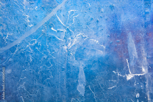 Ice texture with different patterns