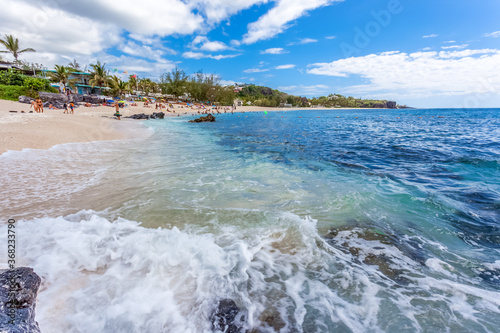 plage de Boucan Canot, Saint-Gilles, île de la Réunion 