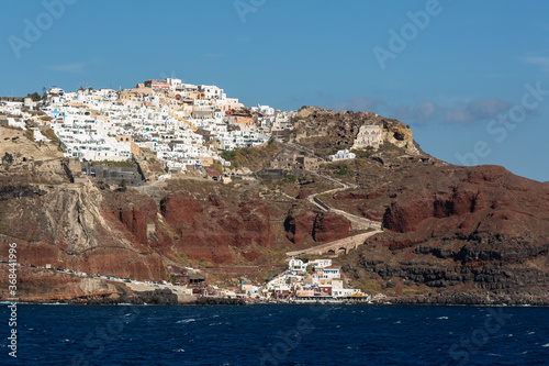 Churches and buildings in Santorini island