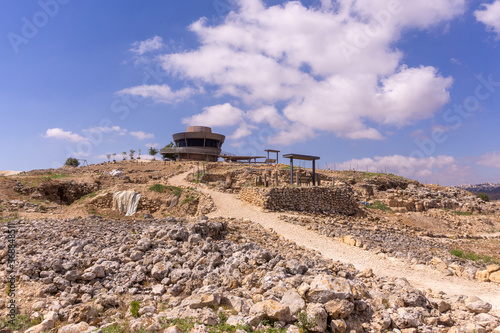 Excavations in archaeology park of Samaria settlement