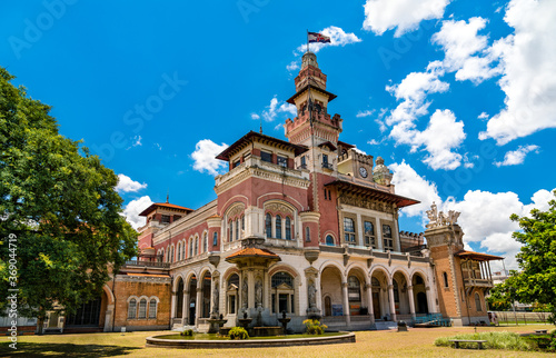 Palacio das Industrias, a historical building housing Catavento science museum - Sao Paulo, Brazil