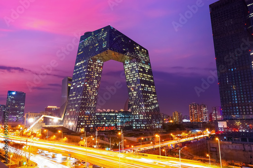 The CCTV Headquarters on the CMG Guanghua Road Office Area in Beijing, China