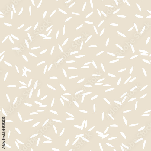 Simple seamless rice grain pattern