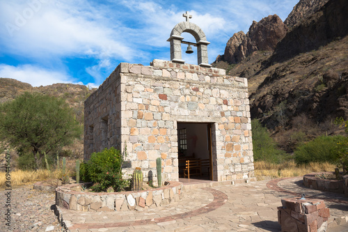 The chapel in Las Parras, Loreto, Baja California Sur, Mexico