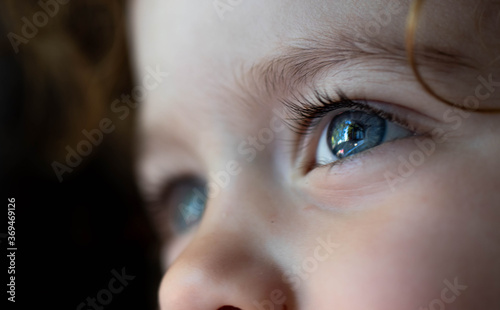 A child's eyes