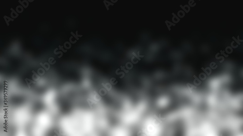 Blurred glittering particles floating through space, computer generated. 3d rendering of gaseous mystical background