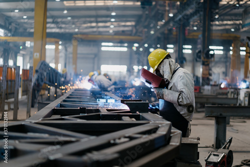 worker working in factory