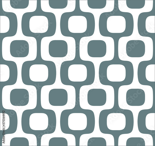 Seamless pattern with Ipanema Beach Sidewalk, Vector illustration.