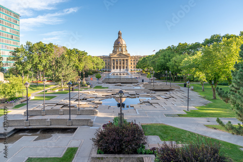 The Alberta Legislature building in Edmonton Alberta. 