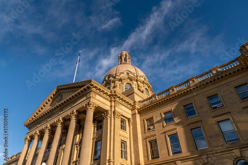 The Alberta Legislature building in Edmonton Alberta. 