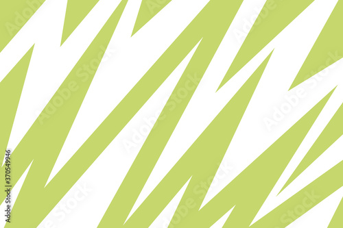 Lime green and white zig zag wavy lightning pattern 