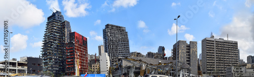 downtown Beirut Lebanon after the blast