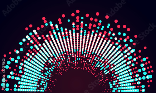 abstract background with dots in modern style