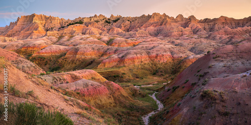 Painted Hills in the South Dakota Badlands