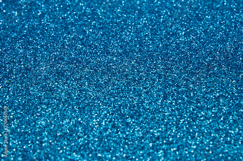 Blue glitter holographic background