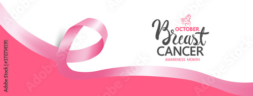 Breast Cancer Awareness banners and ribbons,Breast cancer awareness for new social media template