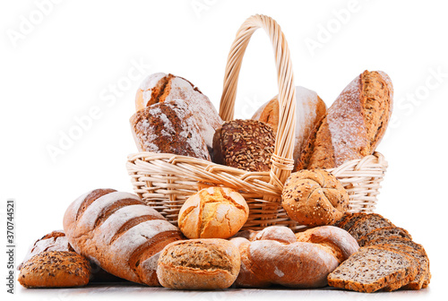 Composition with assorted bakery products