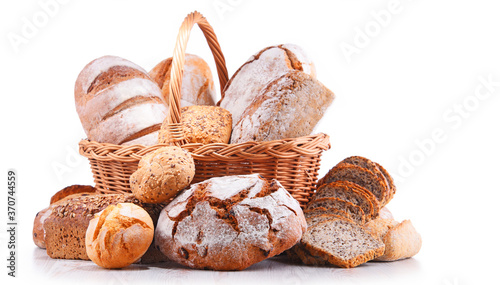 Composition with assorted bakery products