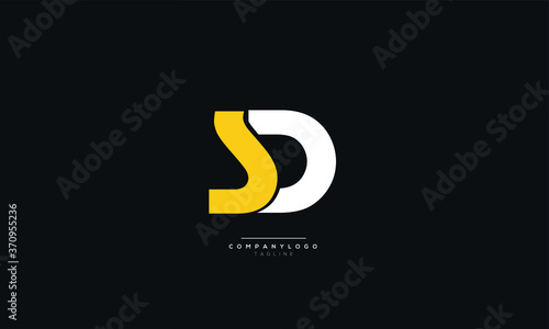 SD Letter Business Logo Design Alphabet Icon Vector Symbol