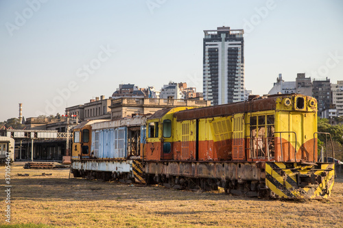 train out of service in the city