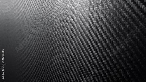 Carbon black texture futuristic background. 3D rendering
