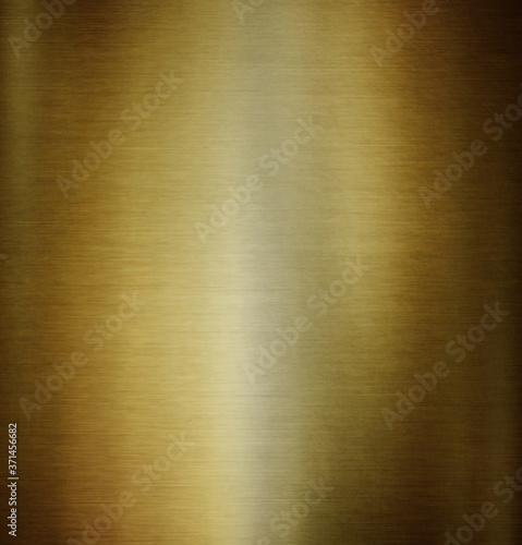 Gold polished metal texture, grunge background 