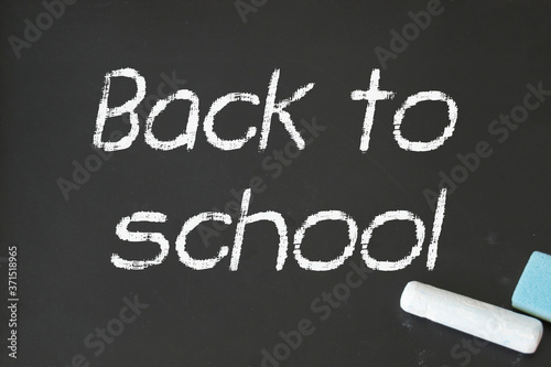 Blackboard. Back to school