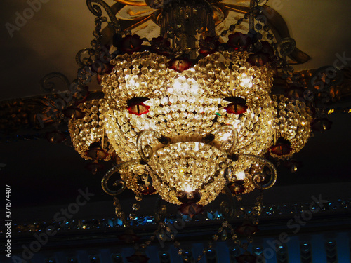 an Antique Chandelier of a palace