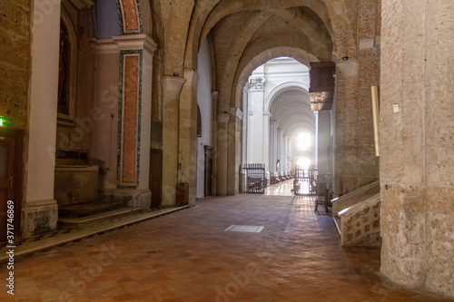 interior of the church of san paolo in Aversa