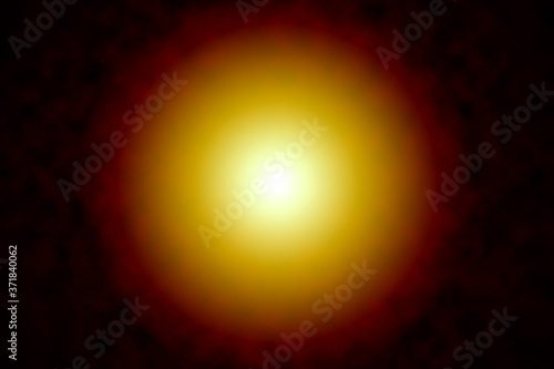 An abstract warm tone circular shape blur background image.