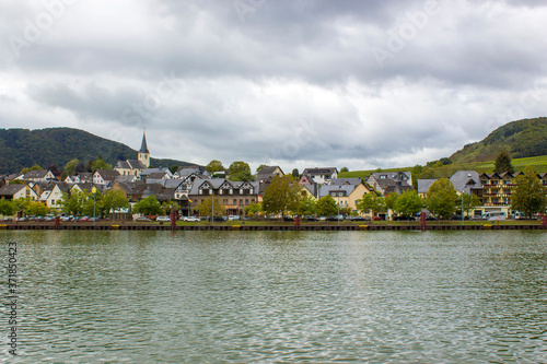 Ellenz-Poltersdorf at Moselle river, Germany