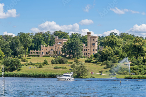 Babelsberg Palace and Babelsberg park in Potsdam, Germany