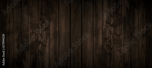 old brown rustic dark wooden texture - wood background banner