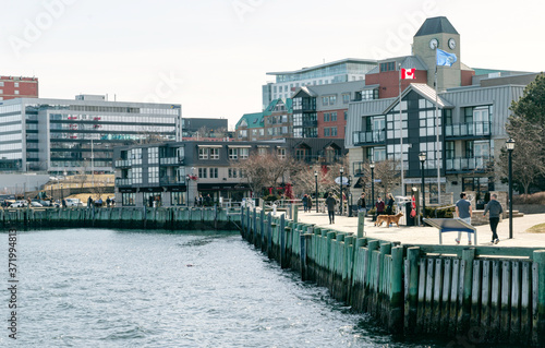 View on Halifax harbor walk