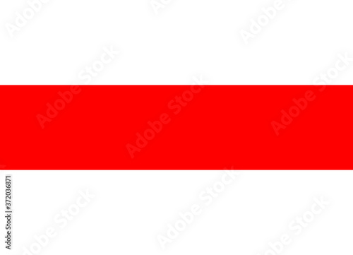 Republic Belarus White-Red-White flag conceptual illustration