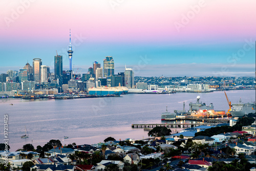 Auckland City Skyline - New Zealand
