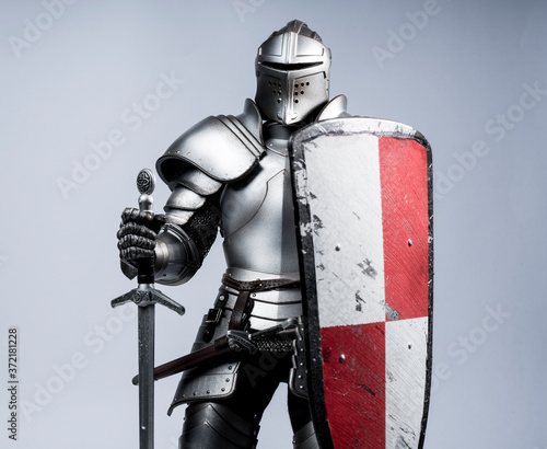 knight with sword and shield