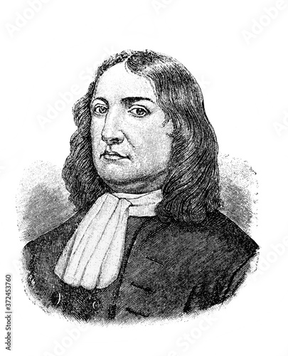 William Penn, a founder of the English North American colony in the old book Encyclopedic dictionary by A. Granat, vol. 6, S. Petersburg, 1894