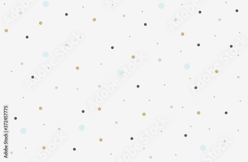 Pastel polka dot vector pattern. Abstract simple dot pattern. Vector dot pattern on light blue background. 