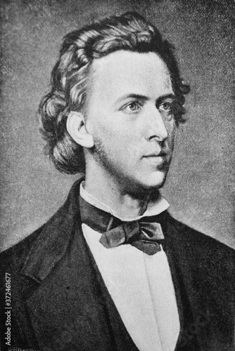 Frédéric Chopin, was a Polish composer and virtuoso pianist in the old book Biographies of famous composers by A. Ilinskiy, Moscow, 1904