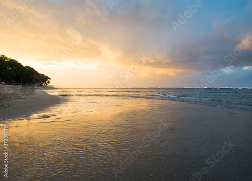 sunrise bale kambang beach malang east java