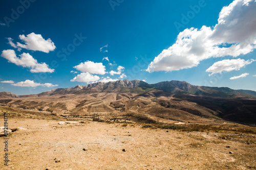 Iran, Badab Soort, prowincja Mazandaran, skalne tarasy,krajobraz, pustynia, góra, niebo,chmura, chmura, droga, krajobrazowy, kamienie, panorama, bezdroża, wulkan, beuty, canion, czerwień, piach,